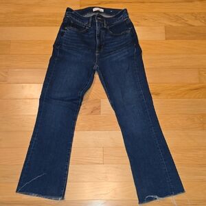 LOFT Dark Blue Flare Jeans